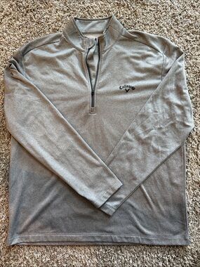 Callaway Performance quarter zip sweater.